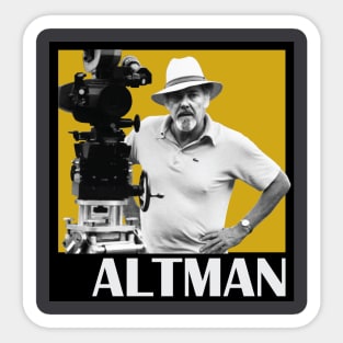 Robert Altman and Camera Sticker